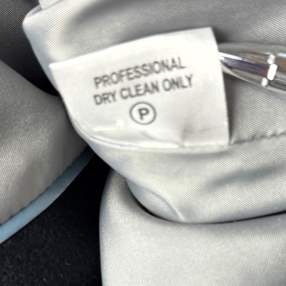 Calvin Klein Black Wool Cashmere Blend Peacoat Size 16 Classic Preppy - Picture 5 of 6